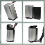 KELA-Kosz stalowy na śmieci 6 l szary Davino - 3