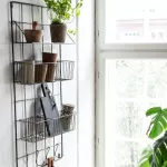 Kratka metalowa organizer z haczykami i koszykami Ib Laursen - 4