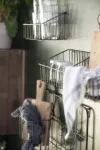 Kratka metalowa organizer z haczykami i koszykami Ib Laursen - 5