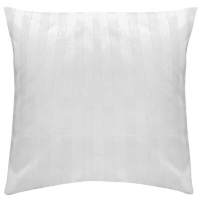 Poszewka hotelowa na zakładkę PASY 2cm biała/40x40