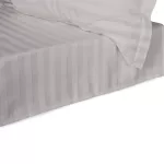 Prześcieradło satyna bambusowo-bawełniana STRIPE GREY/220x260 - 4