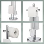 KELA-Stojak WC +szczotka i zasobnik stalowy Ken - 3