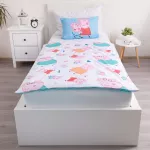 Pościel bawełna 100x135 + 40x60 Świnka Peppa rodzina - 3