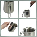 KELA-Garnuszek na mleko 0,7 l stalowy Herta - 3