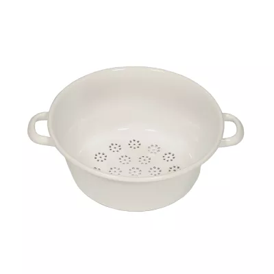 Durszlak emaliowany biały 26 cm Riess Classic