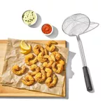 OXO-Cedzak chiński stalowy, czarny, Good Grips - 4