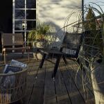 Fotel ogrodowy czarny Vasai 57x75 cm  Nordal - 3