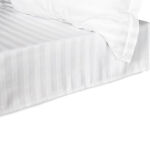 Prześcieradło satyna bambusowo-bawełniana STRIPE WHITE/220x260 - 4