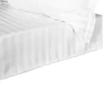 Prześcieradło satyna bambusowo-bawełniana STRIPE WHITE/220x260 - 4