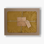 Pościel bawełniana ECRU OLIVE/160x200(P) STONEWASHED - 4