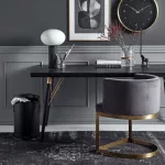 Stół do jadalni drewniany czarny Black Wood Nordal - 2