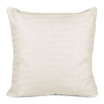 Poszewka satyna bawełna CIZGILI CREAM/40x40. - 3