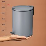 KELA-Kosz na śmieci 5l jasnoszary Mats - 7