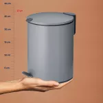 KELA-Kosz na śmieci 5l jasnoszary Mats - 7