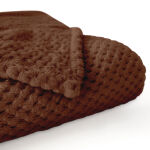 Koc żakardowy AMORRO/MLECZNA CZEKOLADA/150x200 (promocja) - 2