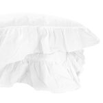 Poszewka bawełniana komplet OPTIC WHITE/2x40x40 STONEWASHED - 2