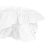 Poszewka bawełniana komplet OPTIC WHITE/2x40x40 STONEWASHED - 2