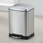 KELA-Kosz stalowy na śmieci 6 l stal-mat Davino - 5