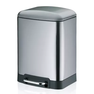 KELA-Kosz stalowy na śmieci 6 l stal-mat Davino