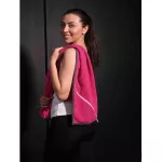 Ręcznik sport z kieszonką 30x110 fuksja - 8