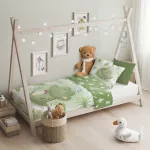 Pościel bawełna 100x135 + 40x60 Krokodyl - 2