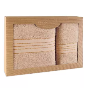 Ręcznik D Bawełna 100% Tiwano Cappuccino (P) 50x90+70x140 kpl.