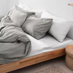 Prześcieradło flanela z gumką BIAŁY/140x200 - 2