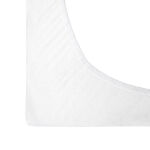 Prześcieradło flanela z gumką BIAŁY/140x200 - 3