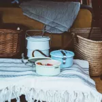 Pojemnik na obiad lunch box 1l zamykany niebieski Riess 14 cm - 5