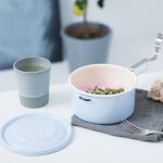 Pojemnik na obiad lunch box 1l zamykany niebieski Riess 14 cm - 3