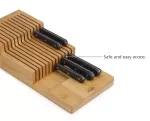 JJ-Organizer na noże DrawerStore L bambus - 8