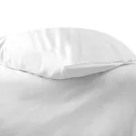 Poszewka hotelowa na zakładkę GŁADKA biała/50x60 - 5