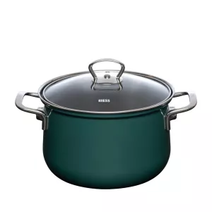 Garnek emaliowany 5,7 l morska zieleń RIESS