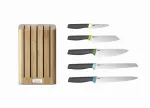 JJ-Zestaw blok Bamboo z 5 nożami Elevate multikolo - 2