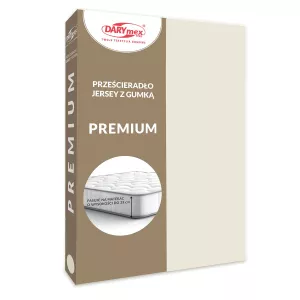 Prześcieradło jersey z gumką 022/210/220x200 PREMIUM