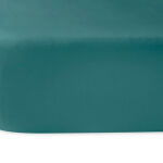 Prześcieradło satyna bawełniana ciemny turkus 042/200x220 - 2
