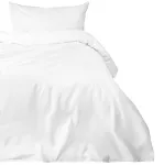 Poszwa hotelowa na zakładkę GŁADKA biała/220x200 - 2