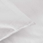 Poszwa hotelowa na zakładkę GŁADKA biała/220x200 - 4