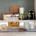 KELA-Dzbanek/zaparzacz do herbaty1,3l szkło Aurora - 6