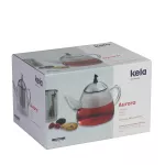 KELA-Dzbanek/zaparzacz do herbaty1,3l szkło Aurora - 7
