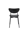 Krzesło z oparciem Must czarne House Doctor - 2 sztuki - 4