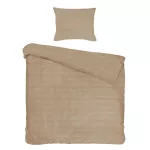 Pościel satyna bawełniana MARSELA LIGHT BROWN/140x200+1posz. 70x80 EXCLUSIVE - 8