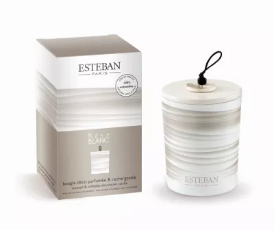 ES-Świeca zapachowa dekoracyjna 180g Reve Blanc