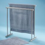 KELA-Wieszak podwójny na ręczniki metalowy Priamo - 2