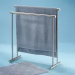 KELA-Wieszak podwójny na ręczniki metalowy Priamo - 2