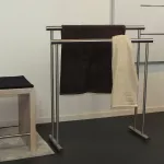 KELA-Wieszak podwójny na ręczniki metalowy Priamo - 3