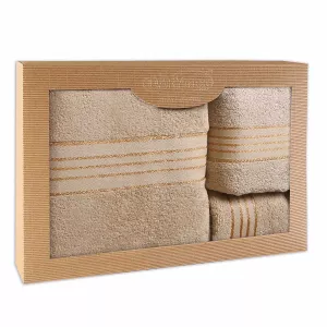 Ręcznik D Bawełna 100% Tiwano Cappuccino (P) 30x50+50x90+70x140 kpl.