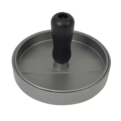 KELA-Praska do burgerów 12cm srebrna Buffalo