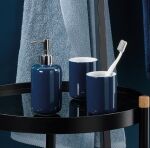 KELA-Dozownik ceramiczny do mydła indygo Isabella - 3