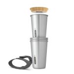 BB-Zestaw 4 kubków stalowych 6el. NEW - 3